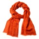 Roest-oranje oranje jacquard geweven kasjmier-omslagdoek