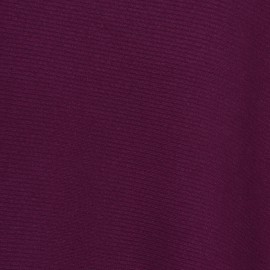 Pruimkleurige poncho in puur kasjmier