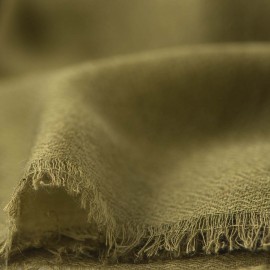 Diamant geweven pashmina-omslagdoek in donker olijf