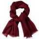 Roodbruine diamant geweven pashmina-omslagdoek