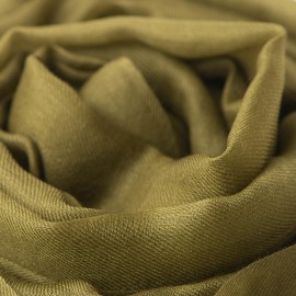 Grote olijfgroene kasjmier-omslagdoek