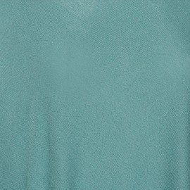 Petroleumgroene poncho in zijde/kasjmier