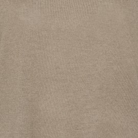 Taupegrijs T-shirt in zijde/kasjmier