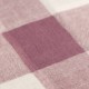 Geruite roze en witte sjaal in wol – afbeelding 2