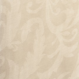 Gebroken witte jacquard pashmina-omslagdoek in puur kasjmier