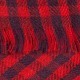Kleingeruite pashmina-omslagdoek in rood en marineblauw – afbeelding 2