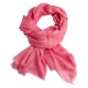 Roze jacquard geweven pashmina-omslagdoek