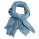 Duifblauwe jacquard geweven pashmina-omslagdoek