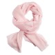 Zachte roze dubbeldraads keper pashmina-omslagdoek