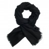 Zwarte dubbeldraads keper pashmina-omslagdoek – afbeelding 3