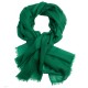 Donkergroene dubbeldraads keper pashmina-omslagdoek