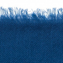 Donkerblauwe dubbeldraads keper pashmina-omslagdoek &ndash; afbeelding 3