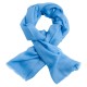 Lichtblauwe dubbeldraads keper pashmina-omslagdoek