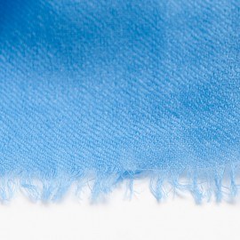 Lichtblauwe dubbeldraads keper pashmina-omslagdoek