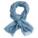 Duifblauwe dubbeldraads keper pashmina-omslagdoek