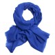 Blauwpaarse diamant geweven pashmina-omslagdoek