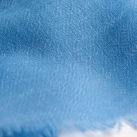 Hemelsblauwe diamant geweven pashmina-omslagdoek