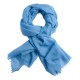 Hemelsblauwe diamant geweven pashmina-omslagdoek