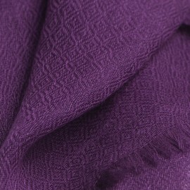 Donkere paarse diamant geweven pashmina-omslagdoek