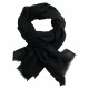 Zwarte diamant geweven pashmina-omslagdoek