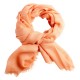 Perzikkleurige diamant geweven pashmina-omslagdoek