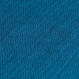 Staalblauwe diamant geweven pashmina-omslagdoek