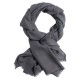 Donkergrijze diamant geweven pashmina-omslagdoek