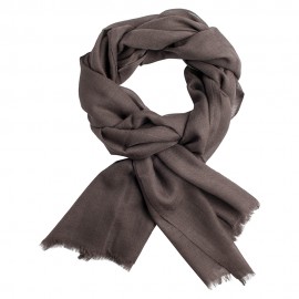 Muisgrijze diamant geweven pashmina-omslagdoek