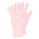 Roze gebreide handschoenen in lamswol