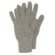 Grijze gebreide handschoenen in lamswol