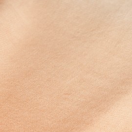 Dubbeldraads kasjmier-omslagdoek in perzik en cr&egrave;me