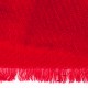 Donkerrode keper geweven pashmina-sjaal – afbeelding 3