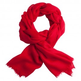 Donkerrode diamant geweven pashmina-omslagdoek