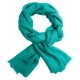 Turkooizen diamant geweven pashmina-omslagdoek