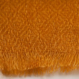 Donkere gouden pashmina-omslagdoek in diamant patroon