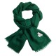 Donkergroene diamant geweven pashmina-omslagdoek