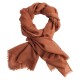 Kastanjebruine diamant geweven pashmina-omslagdoek