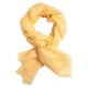 Lichtgele pashmina-omslagdoek in dubbeldraads keper