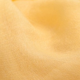 Lichtgele pashmina-omslagdoek in dubbeldraads keper
