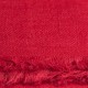 Veenbesrode pashmina-omslagdoek in dubbeldraads keper – afbeelding 2