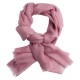 Roodviolette pashmina-omslagdoek in dubbeldraads kasjmier