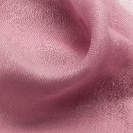 Roodviolette pashmina-omslagdoek in dubbeldraads kasjmier