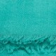 Turkooizen pashmina-omslagdoek in dubbeldraads keperbinding – afbeelding 3