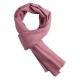 Roodviolette pashmina-sjaal in puur kasjmier