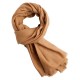 Karamel keper geweven pashmina-sjaal