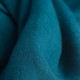 Petroleumgroene pashmina-omslagdoek in dubbeldraads keper – afbeelding 3