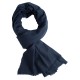 Marineblauwe kasjmier-sjaal