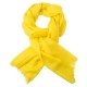 Gele dubbeldraads keper pashmina-sjaal