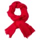 Donkerrode dubbeldraads keper pashmina-omslagdoek
