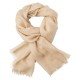 Beige dubbeldraads keper pashmina-omslagdoek